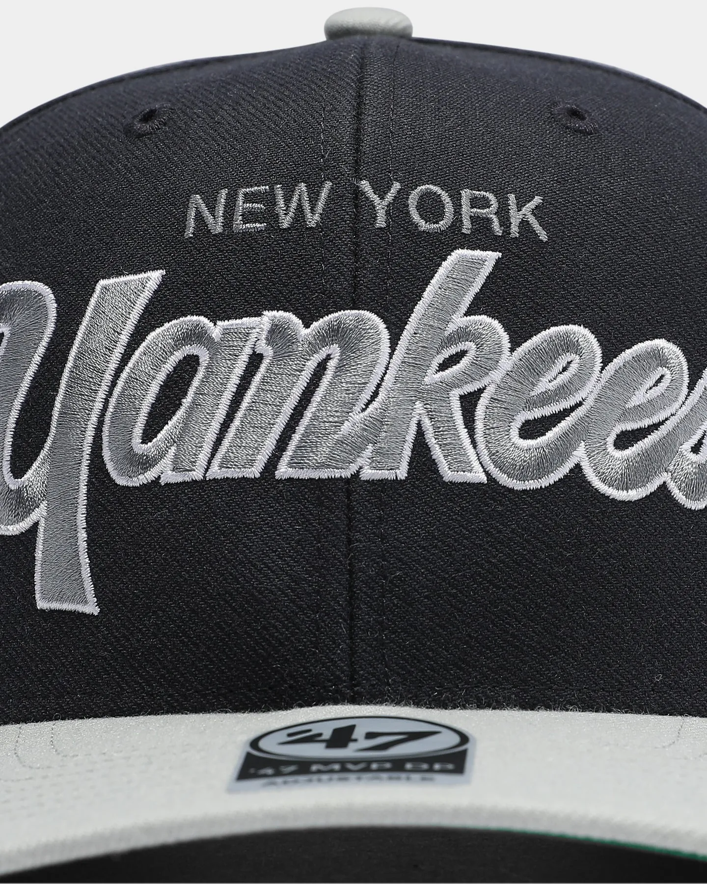 47 Brand Men's New York Yankees Script MVP DP Snapback Navy/Grey