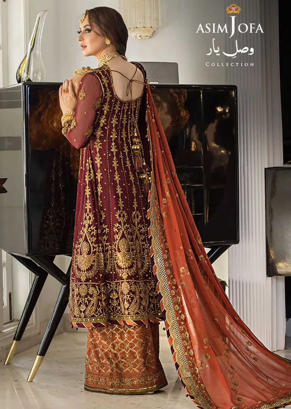 AJVY-02 - Unstitched - Asim Jofa Vasl e Yaar Collection 2023