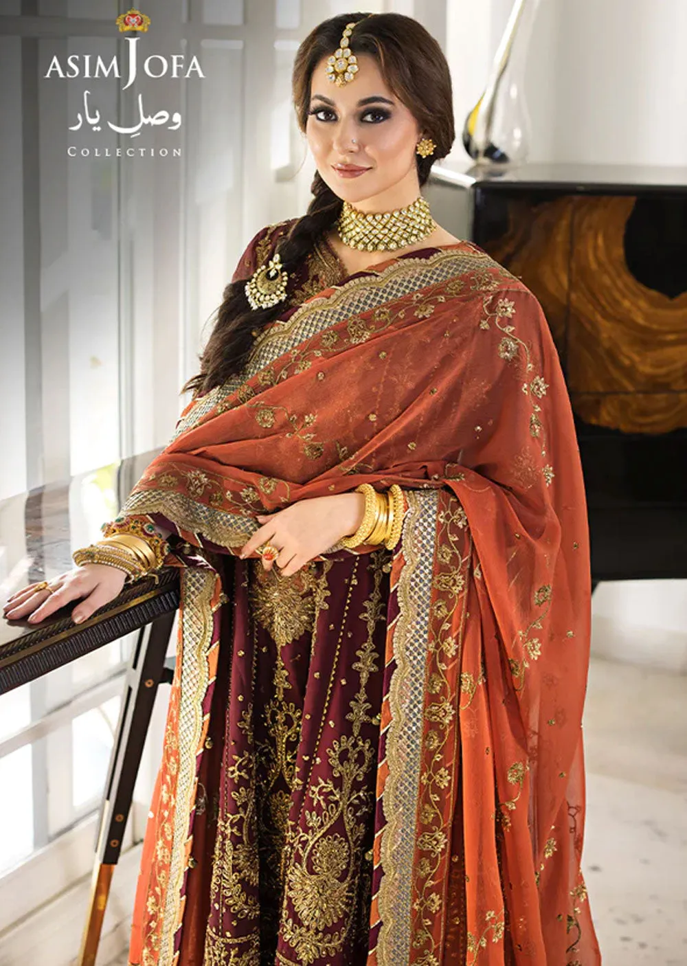 AJVY-02 - Unstitched - Asim Jofa Vasl e Yaar Collection 2023