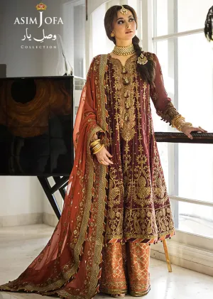 AJVY-02 - Unstitched - Asim Jofa Vasl e Yaar Collection 2023