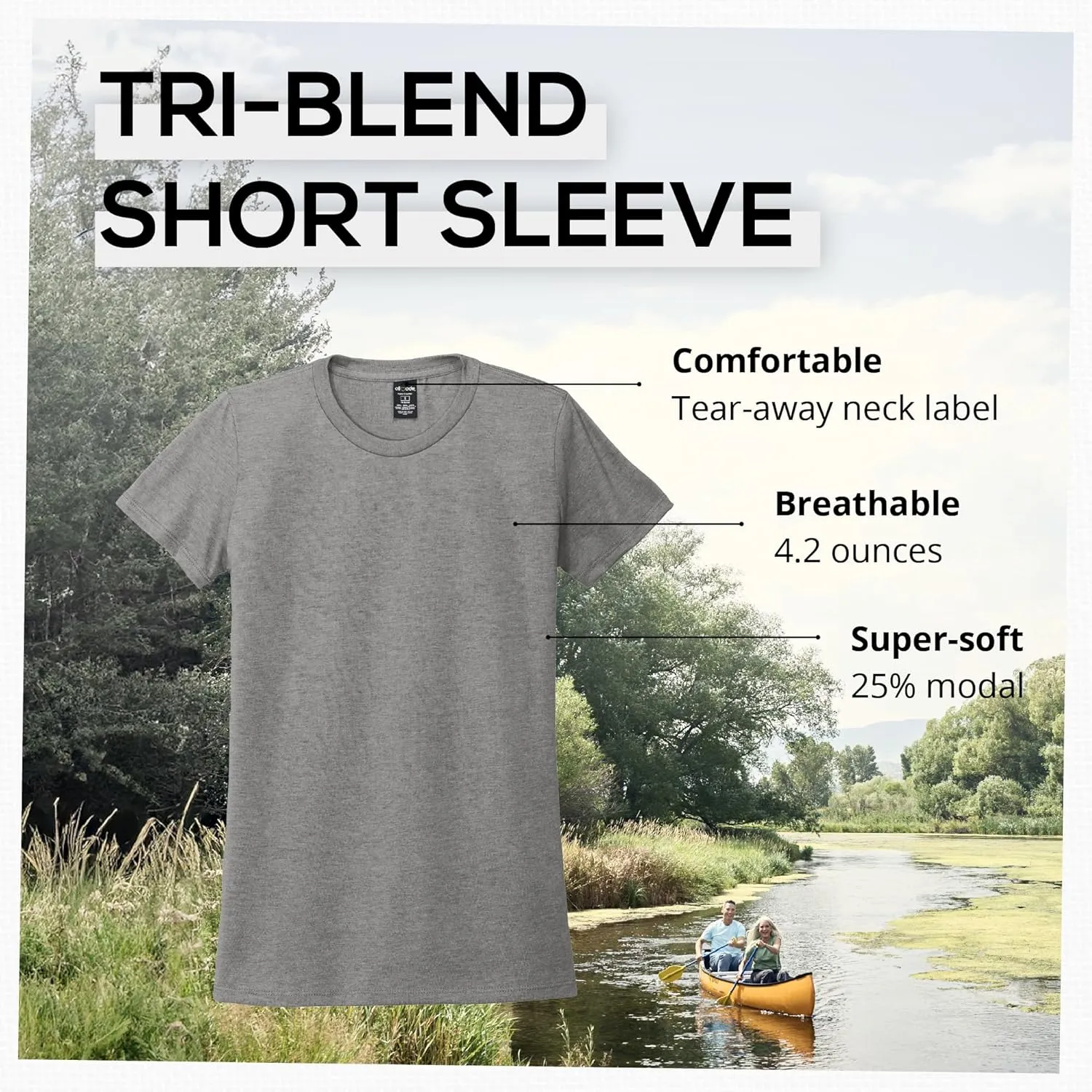 Allmade Women's Tri-Blend T-Shirt