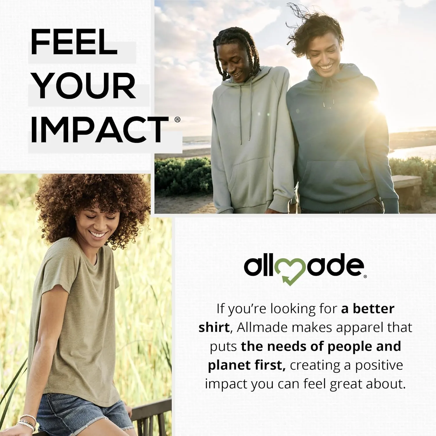 Allmade Women's Tri-Blend T-Shirt