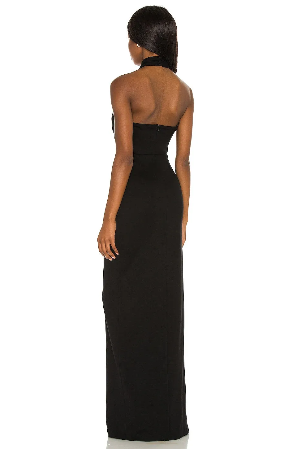 Amanda Uprichard X REVOLVE Zahara Gown Dress, Black