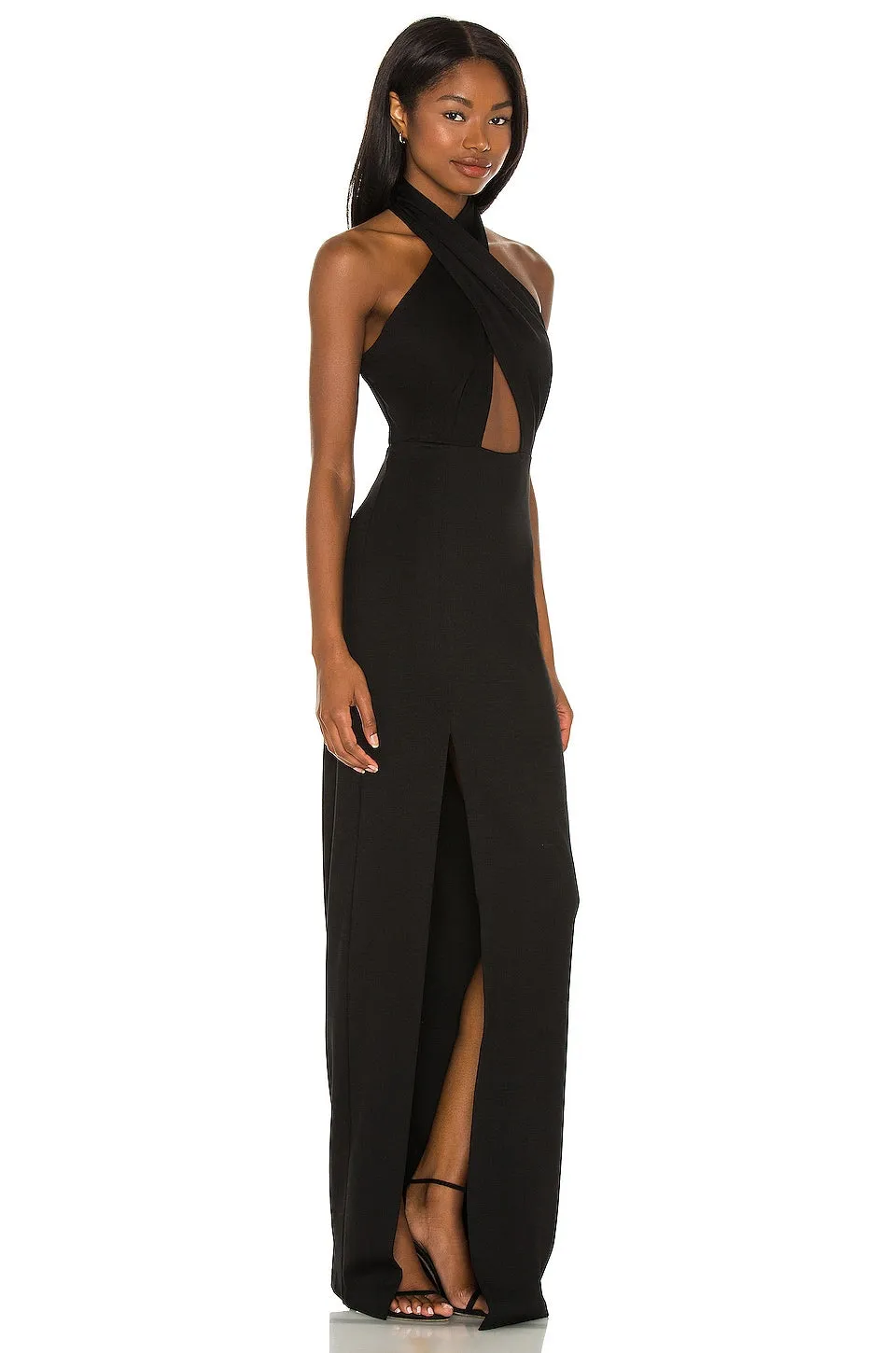 Amanda Uprichard X REVOLVE Zahara Gown Dress, Black