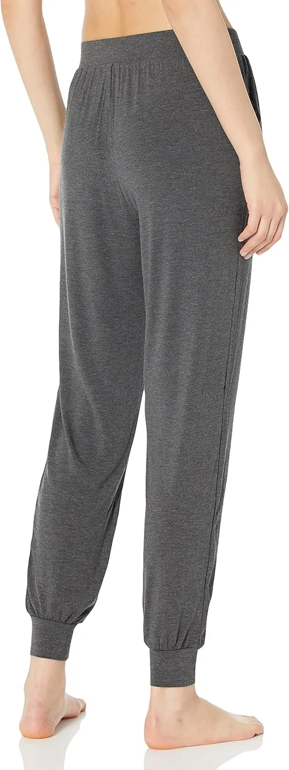 Amazon Essentials Women's Lightweight Knit Jersey Pajama Pants, Jogger Lounge Sleep Wear with Pockets