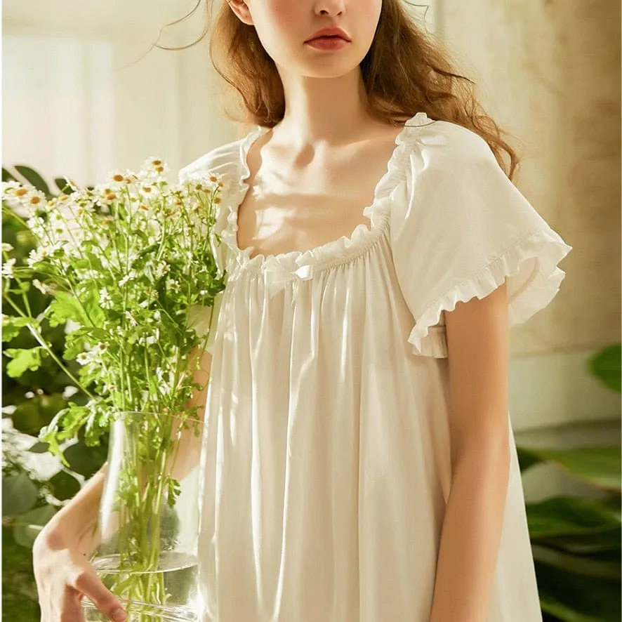 Annabelle Lee Sleepwear, S-L White - End of Summer Sale!