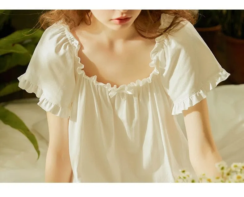 Annabelle Lee Sleepwear, S-L White - End of Summer Sale!