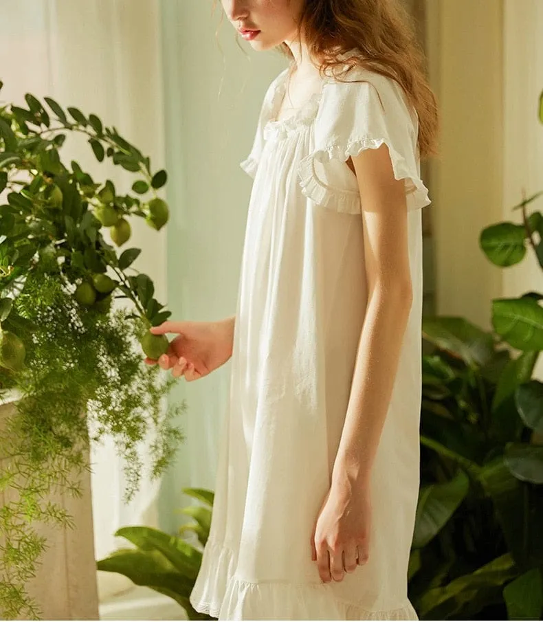 Annabelle Lee Sleepwear, S-L White - End of Summer Sale!