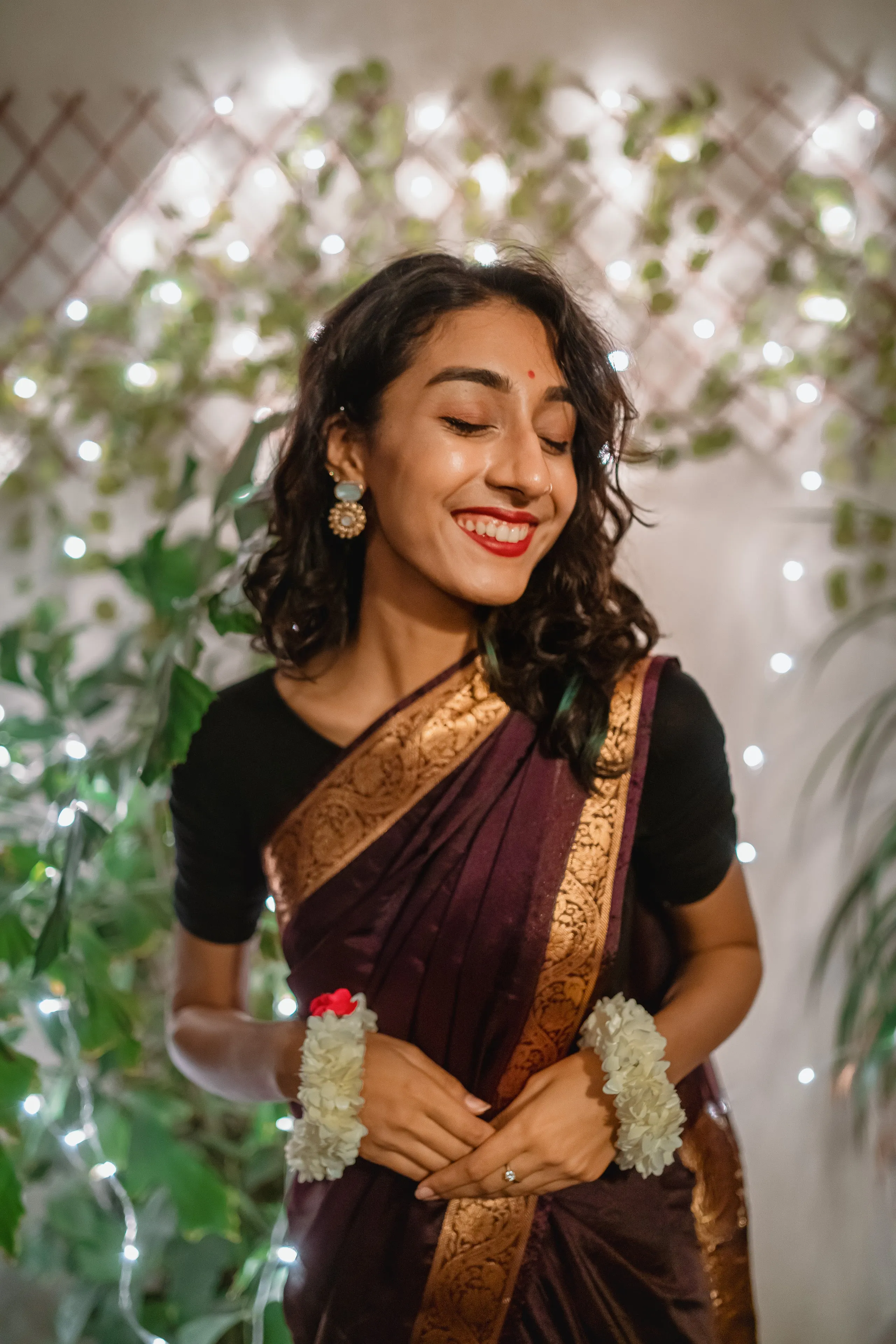 Chiffon Silk Banarsi - Mulberry