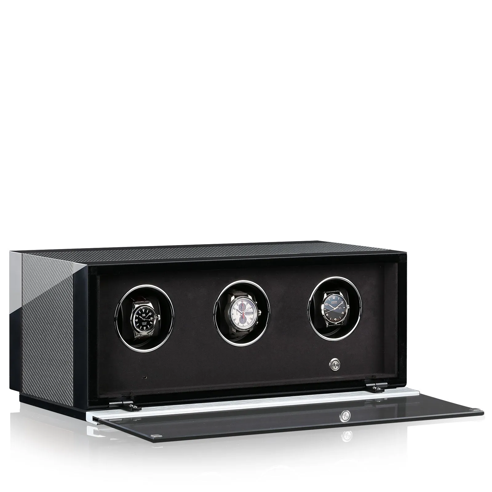 CHRN Watch Winder Ambiance III Carbon Black High Gloss