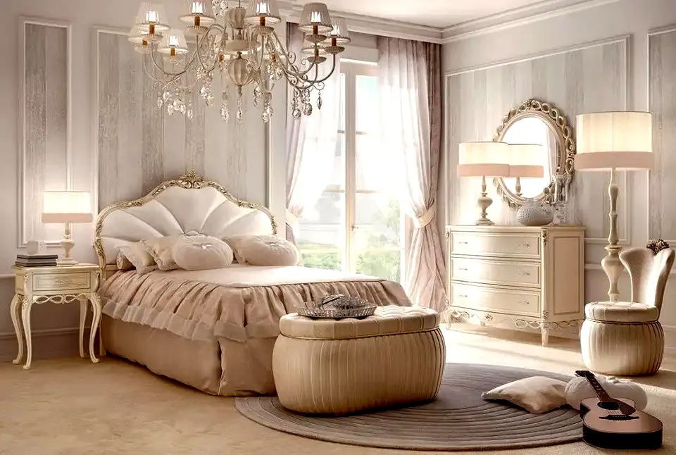 Classic Modern European Style Dressing Table