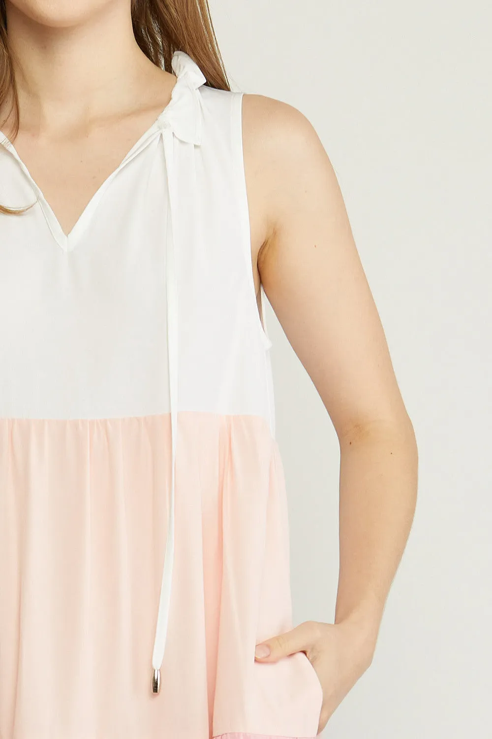 Colorblock Maxi Dress