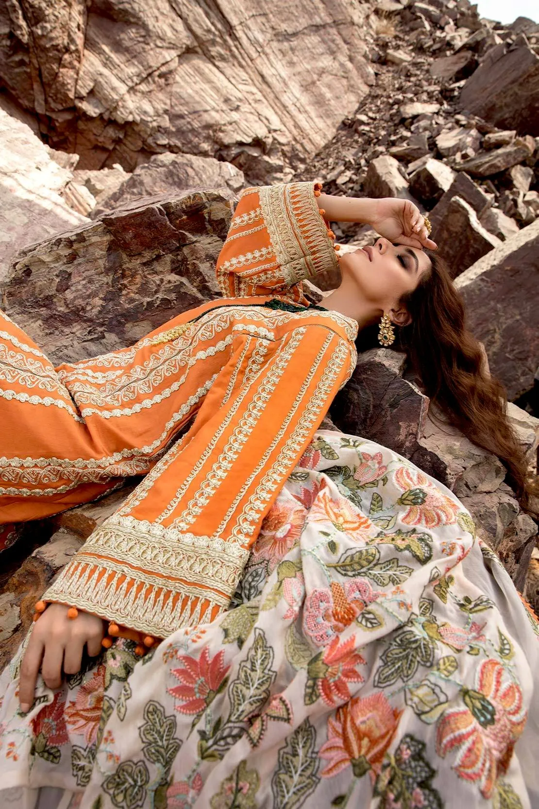 Crimson X Saira Shakira Winter Collection 2020 – Modern Memsaab - Mandarin