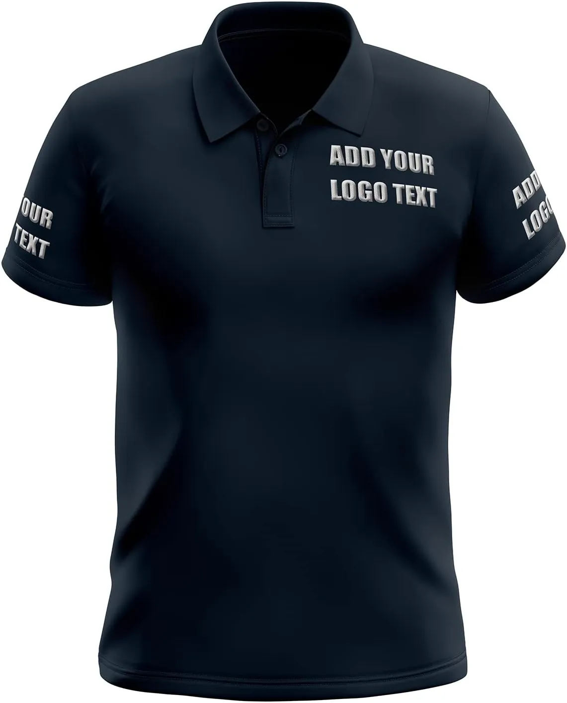 Custom Polo Shirts for Men Women Personalized Design Your Own Text Logo Name Embroidered Dry Fit Golf Shirt