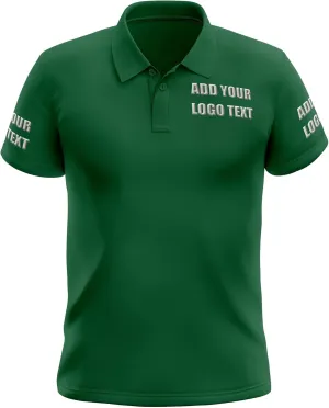 Custom Polo Shirts for Men Women Personalized Design Your Own Text Logo Name Embroidered Dry Fit Golf Shirt
