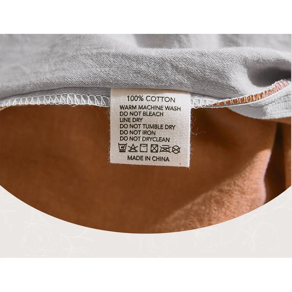 Deluxe Sheet Set Cotton Sheets King Orange Brown