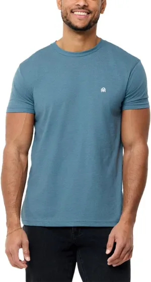 INTO THE AM Mens T Shirt with Logo - Short Sleeve Crew Neck Soft Fitted Tees S - 4XL Fresh Classic Basic Tshirts