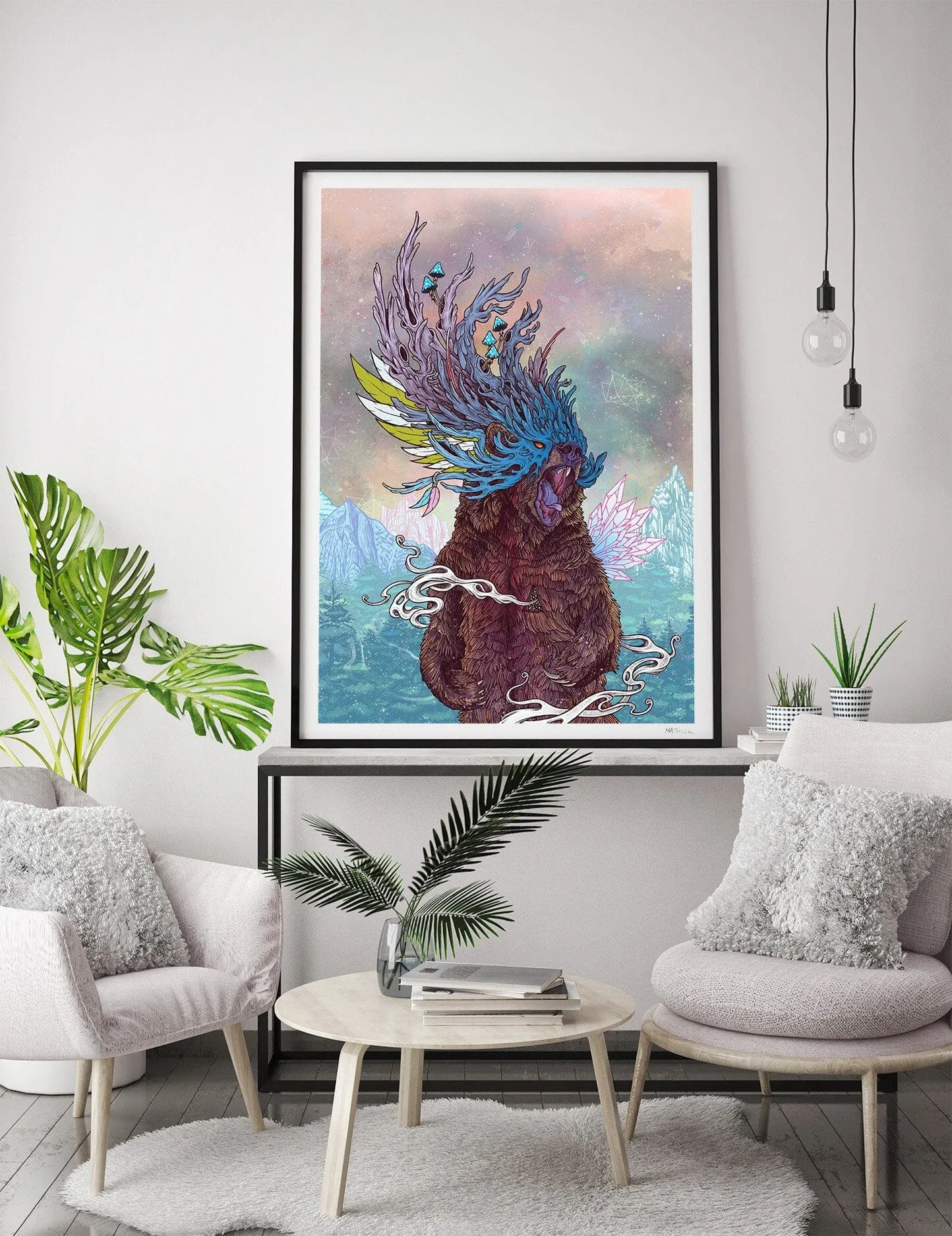 Journeying Spirit Bear Fine Art Print