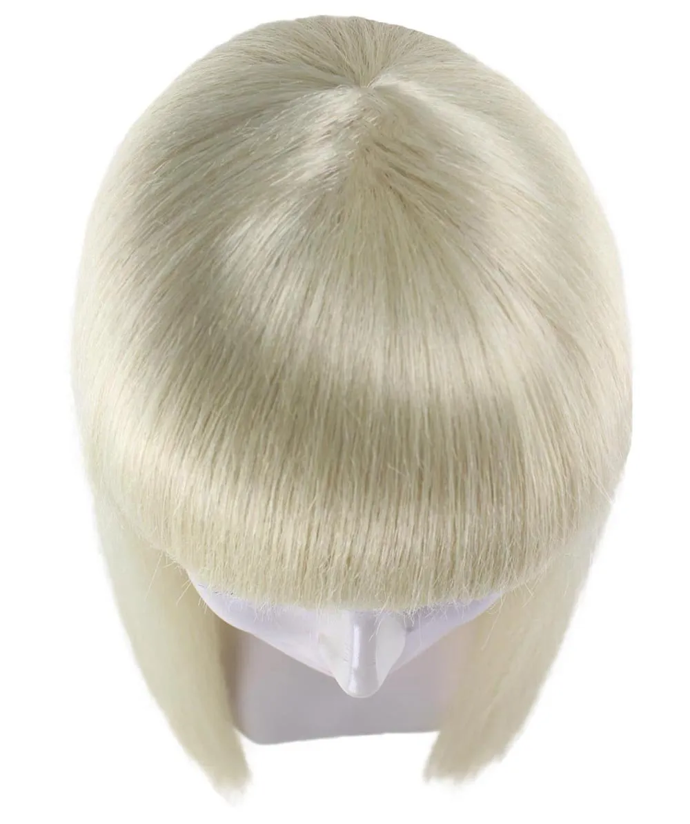 Long Straight Cosplay Black Womens Wig | Horror Ghostly Halloween Wig | Premium Breathable Capless Cap