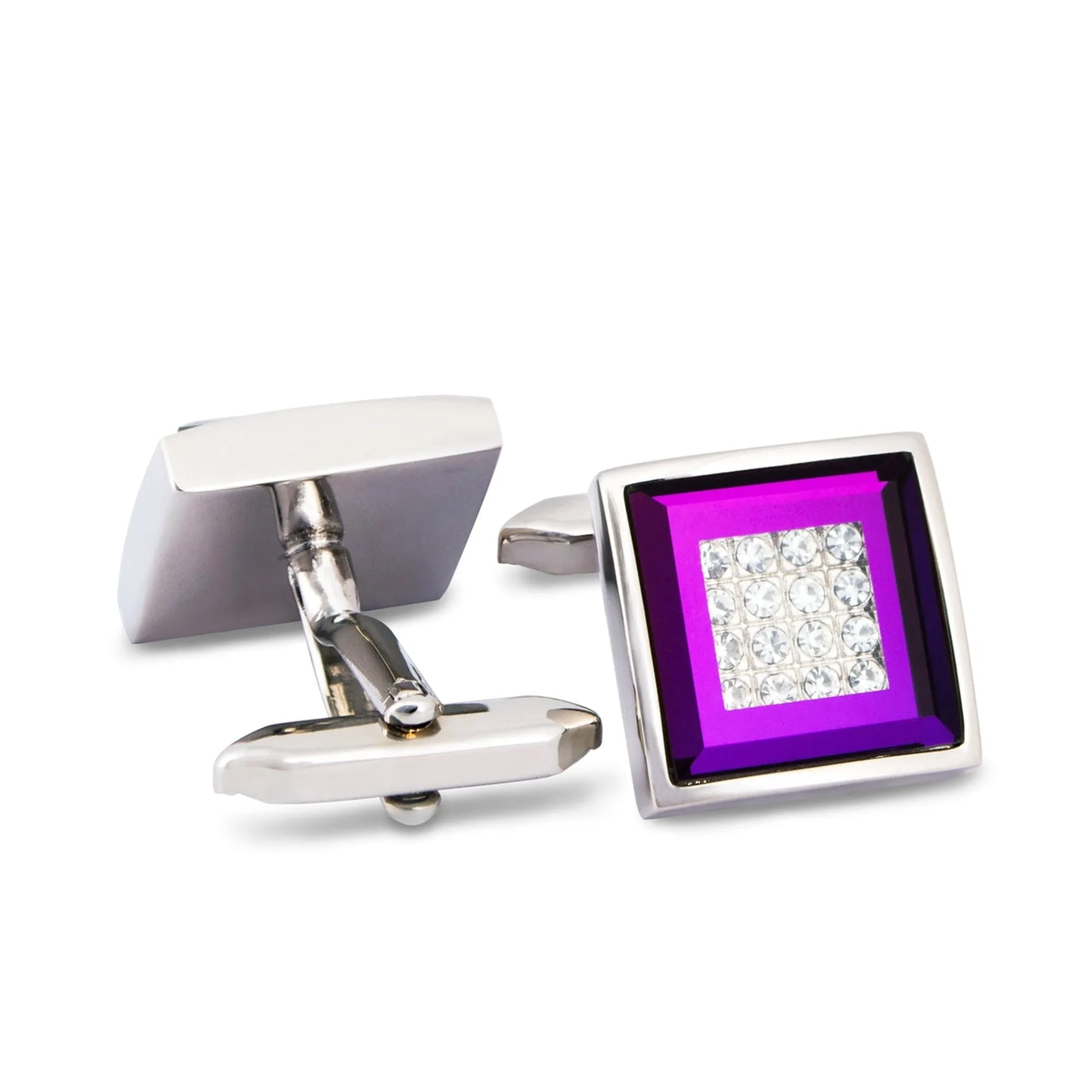 MarZthomson Black Purple with Clear Crystal Details  (Online Exclusive)