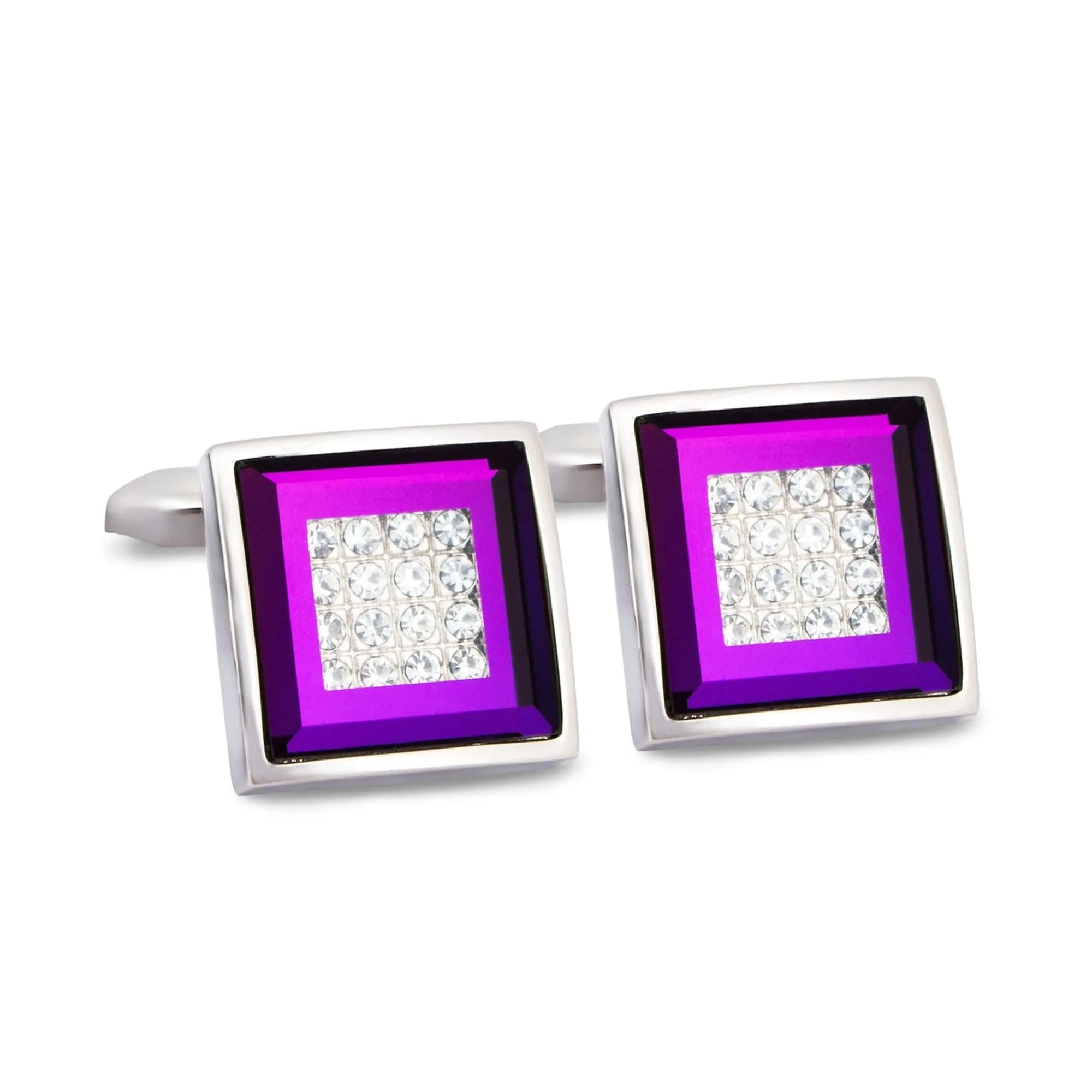 MarZthomson Black Purple with Clear Crystal Details  (Online Exclusive)