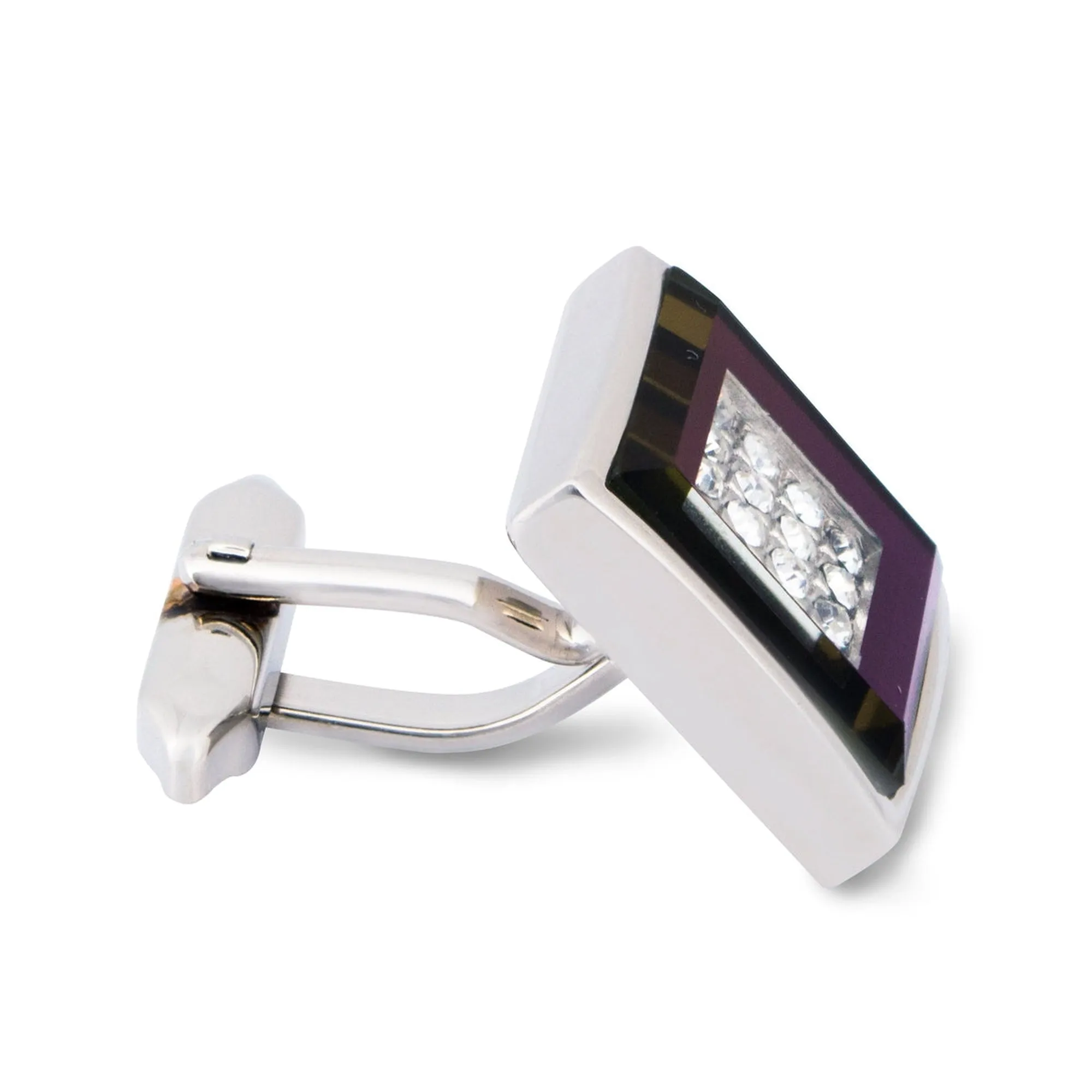 MarZthomson Black Purple with Clear Crystal Details  (Online Exclusive)
