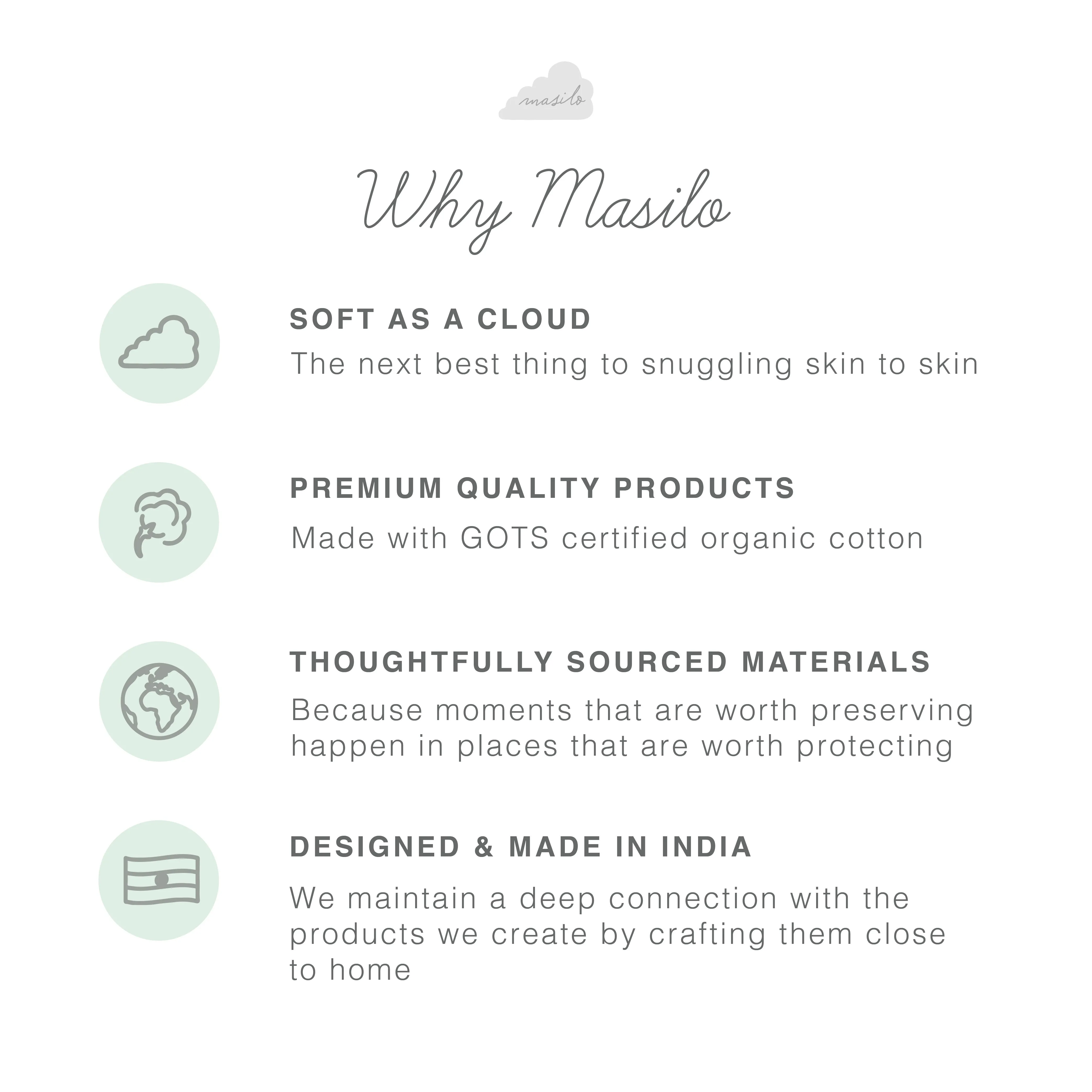 Masilo Organic Muslin Kimono Lounge Set - Meadow