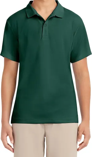 Nautica Young Men's Uniform Short Sleeve Performance Polo