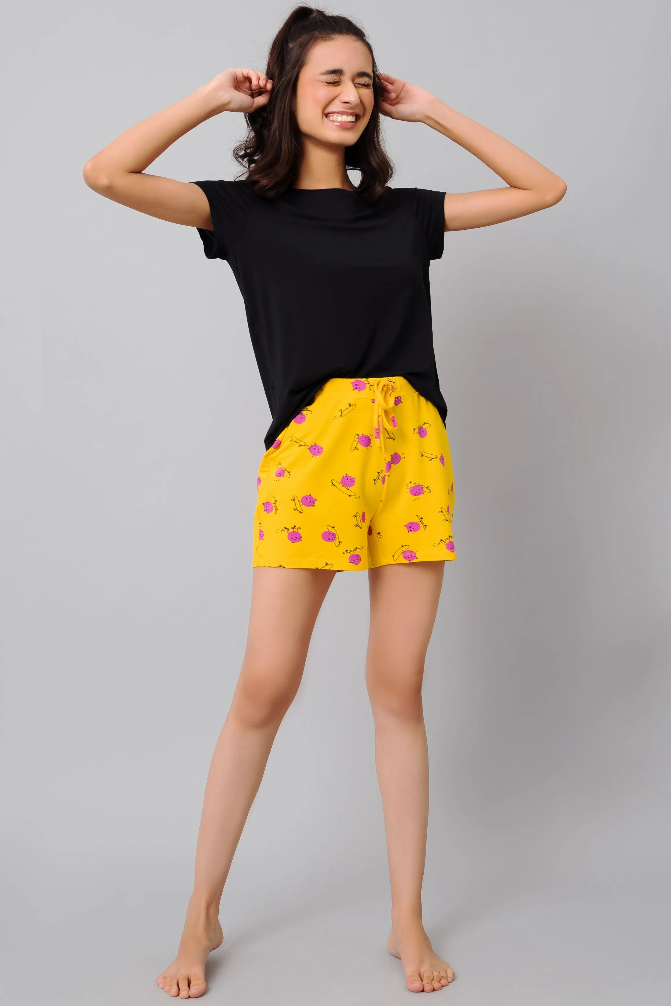 Oh Happy Day Shorts Set