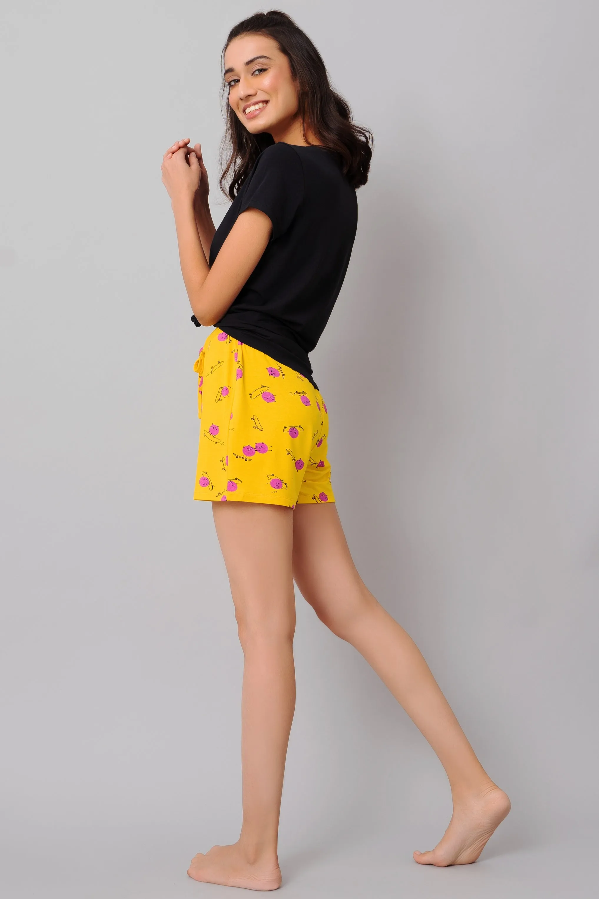 Oh Happy Day Shorts Set