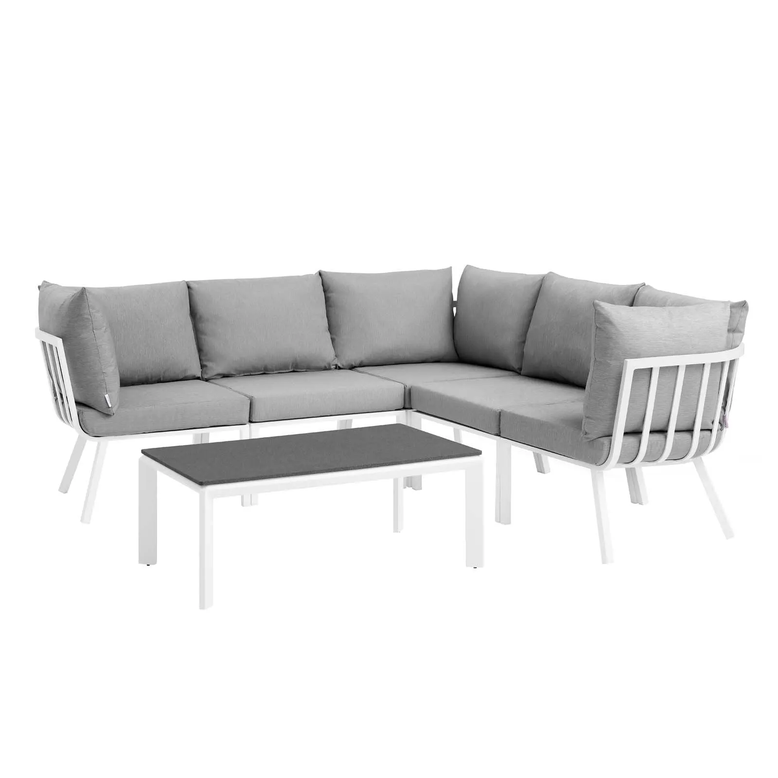 Riverside 28" Outdoor Patio Aluminum Set