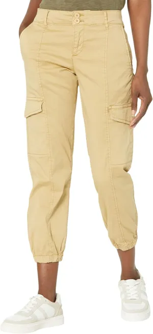 Sanctuary Rebel Pants for Women - Cotton-Blend Construction - Elasticized Fitted Ankle Cuffs - Side Pockets