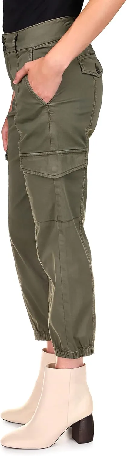 Sanctuary Rebel Pants for Women - Cotton-Blend Construction - Elasticized Fitted Ankle Cuffs - Side Pockets