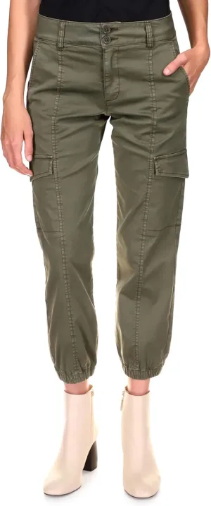 Sanctuary Rebel Pants for Women - Cotton-Blend Construction - Elasticized Fitted Ankle Cuffs - Side Pockets