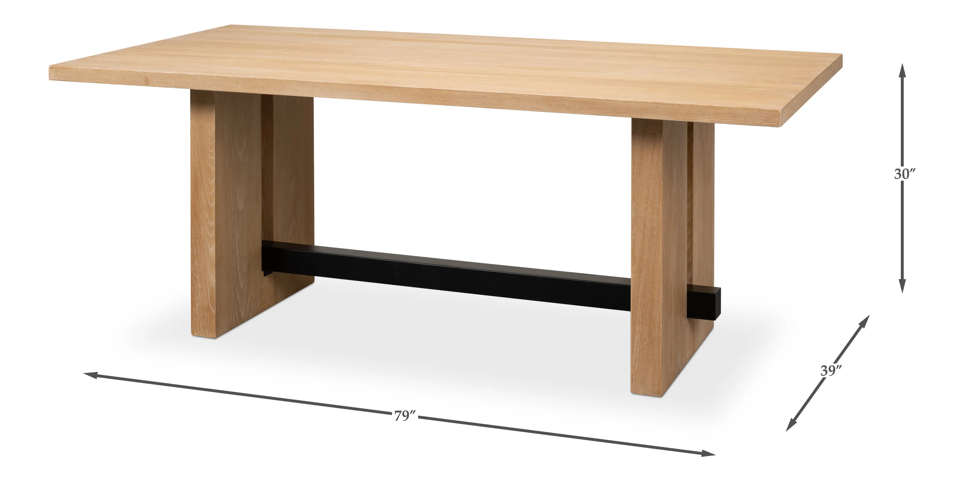 Sarreid - Russell Dining Table - NATURAL - Traditional