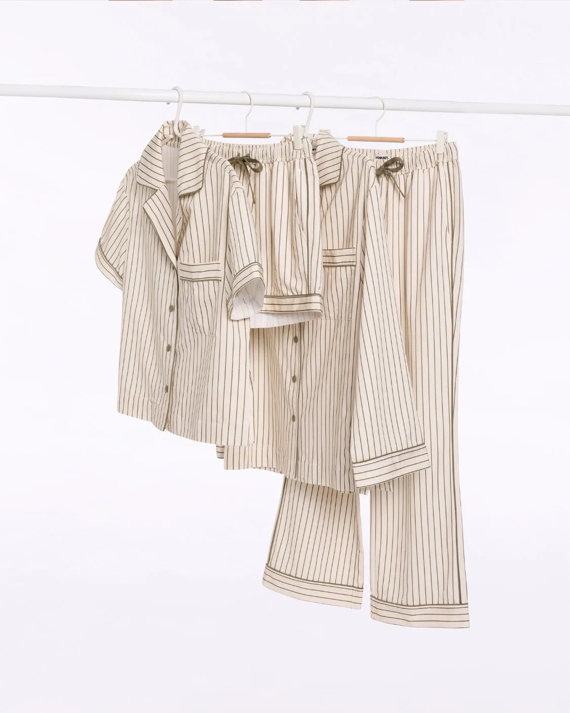 Sleep Short - Matcha Stripes