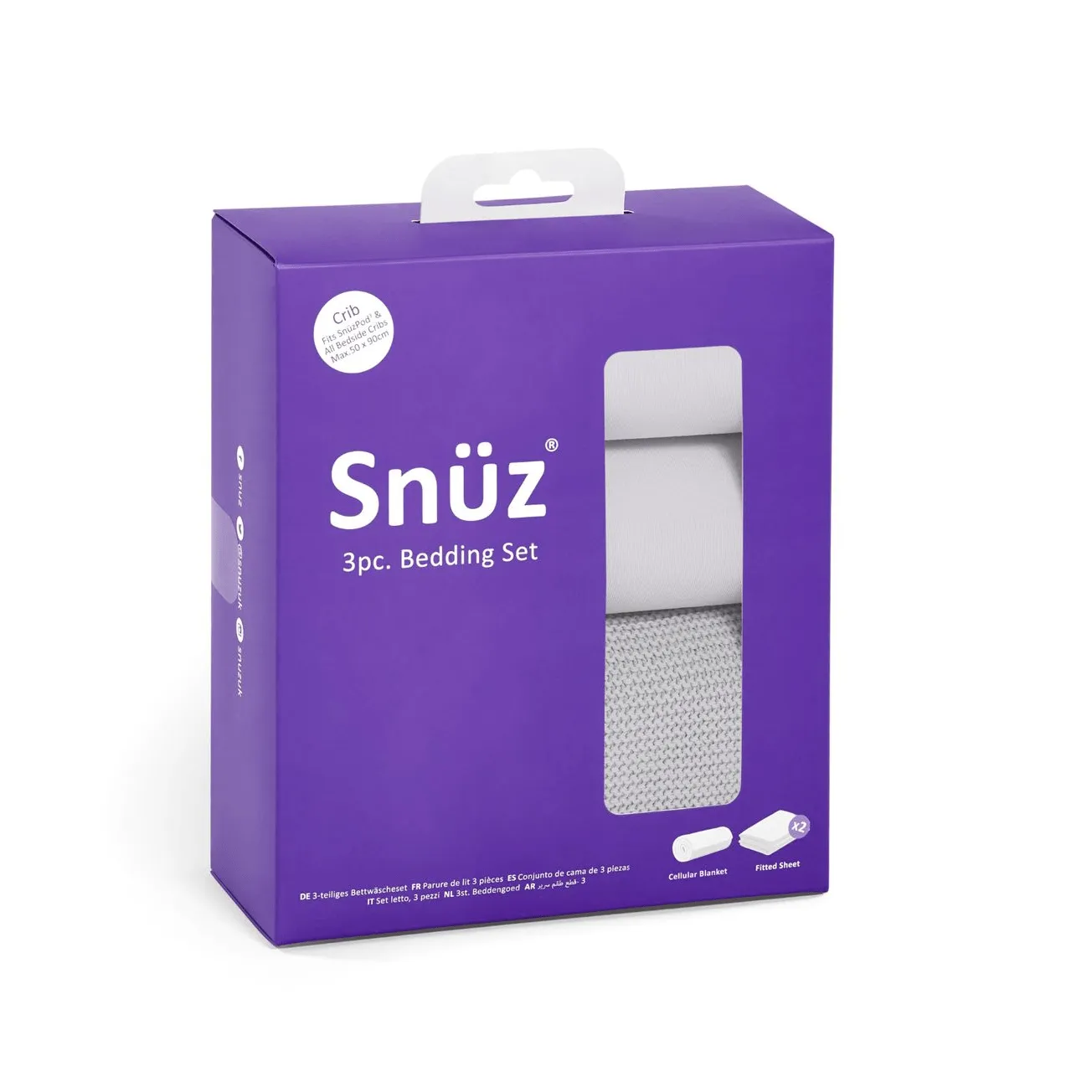 Snuzpod Crib 3 Piece Bedding Sheets