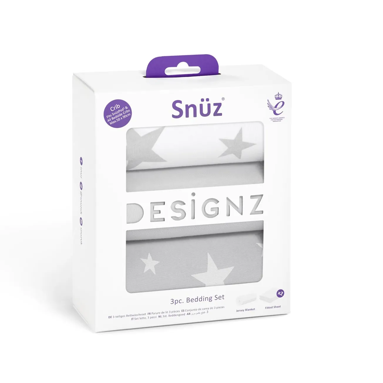 Snuzpod Crib 3 Piece Bedding Sheets