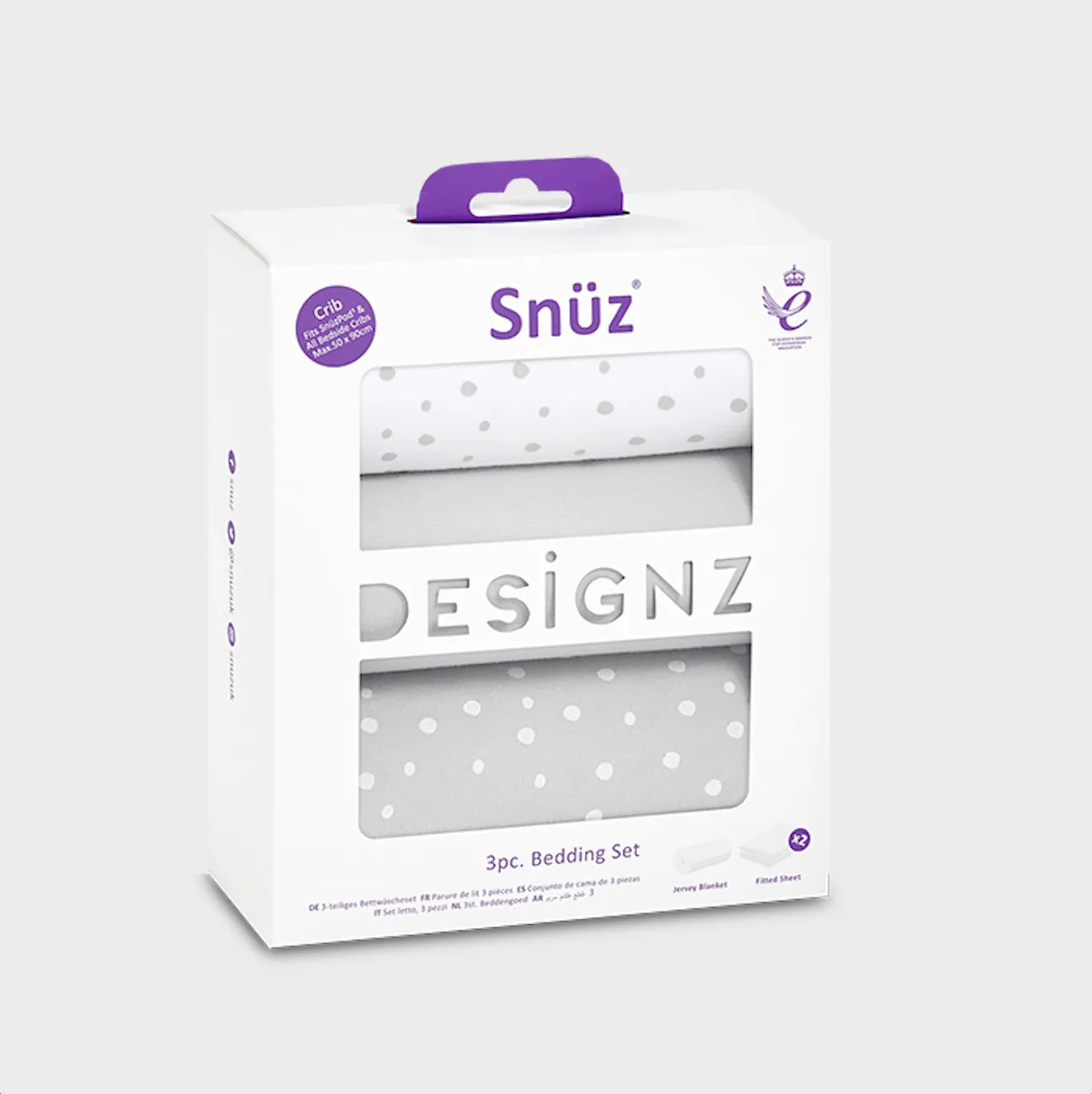 Snuzpod Crib 3 Piece Bedding Sheets