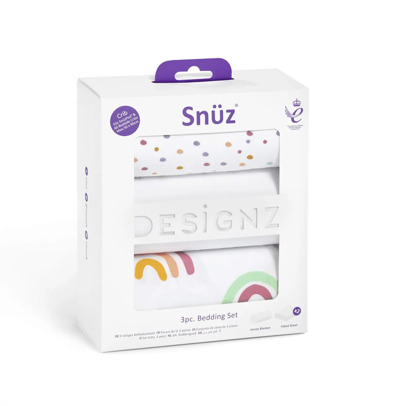 Snuzpod Crib 3 Piece Bedding Sheets