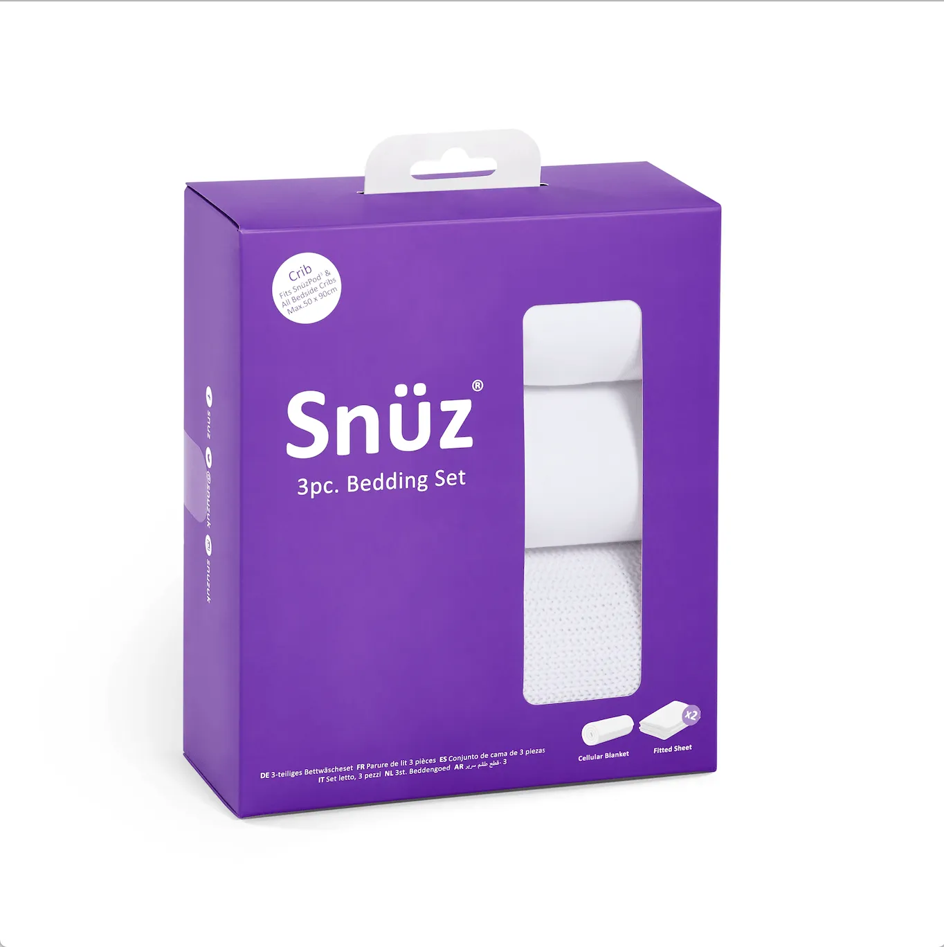 Snuzpod Crib 3 Piece Bedding Sheets