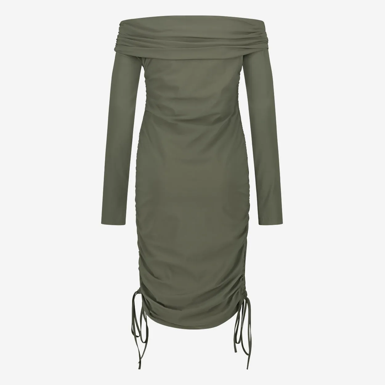 Sonia Dress Technical Jersey | Army