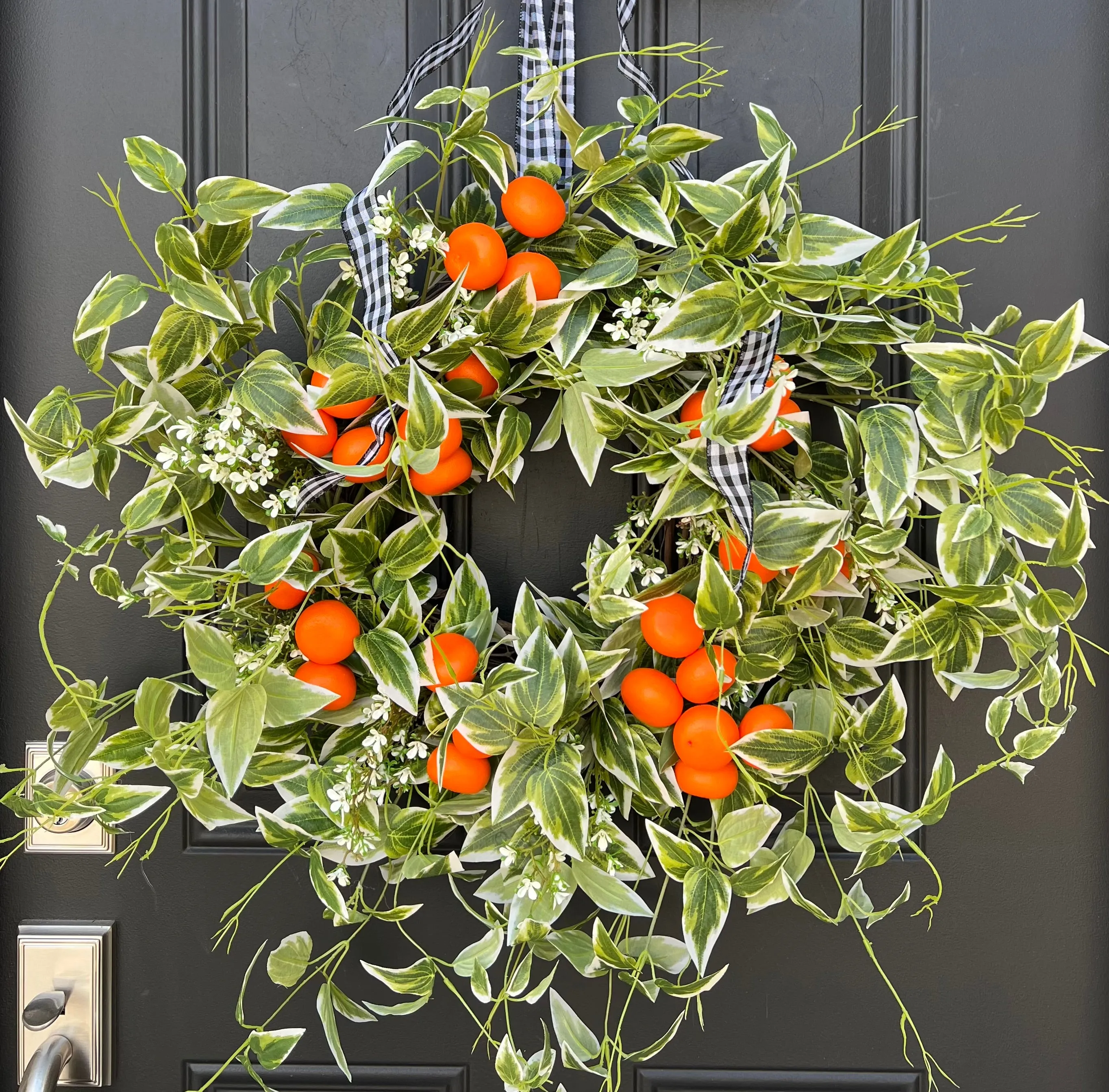 Summer Oranges Citrus Wreath