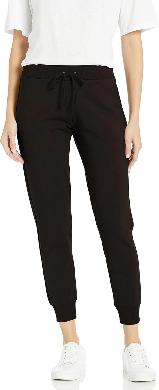 The Drop Women's Grace Supersoft Stretch Rib-Cuff Jogger