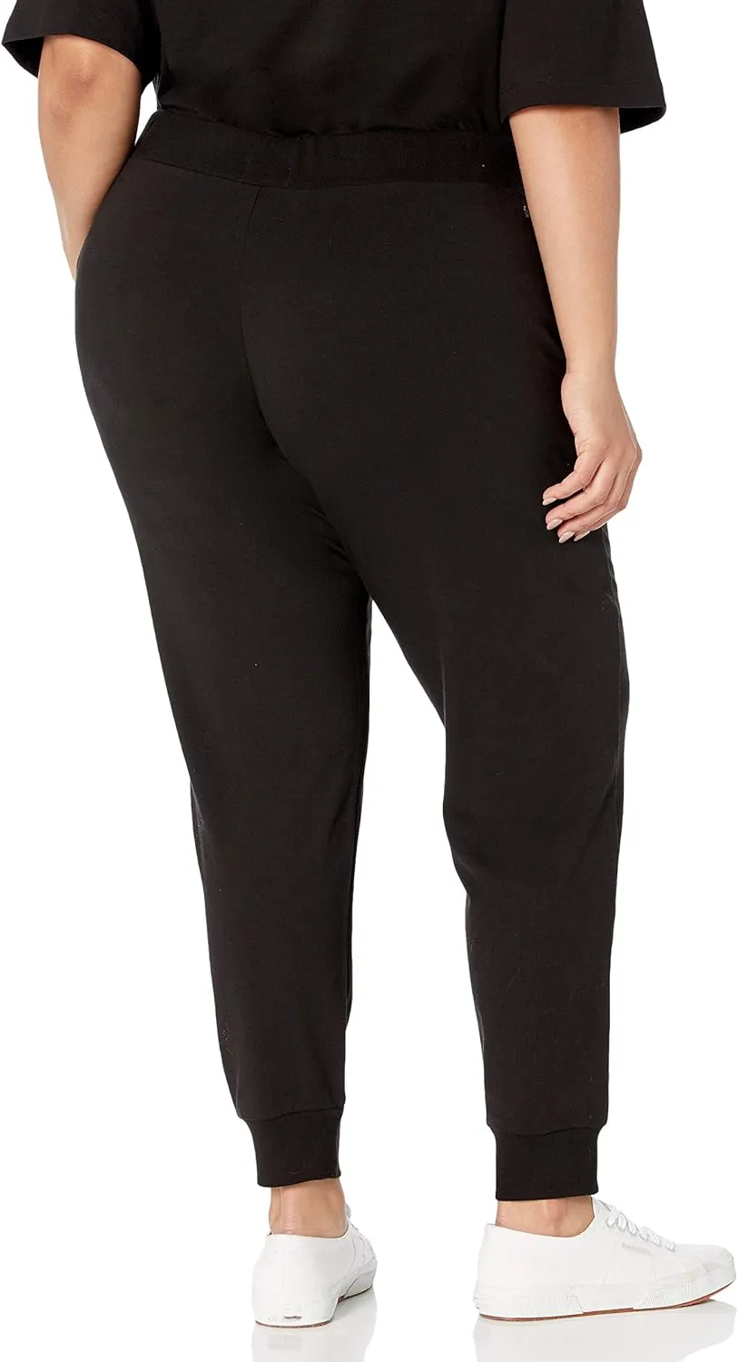 The Drop Women's Grace Supersoft Stretch Rib-Cuff Jogger