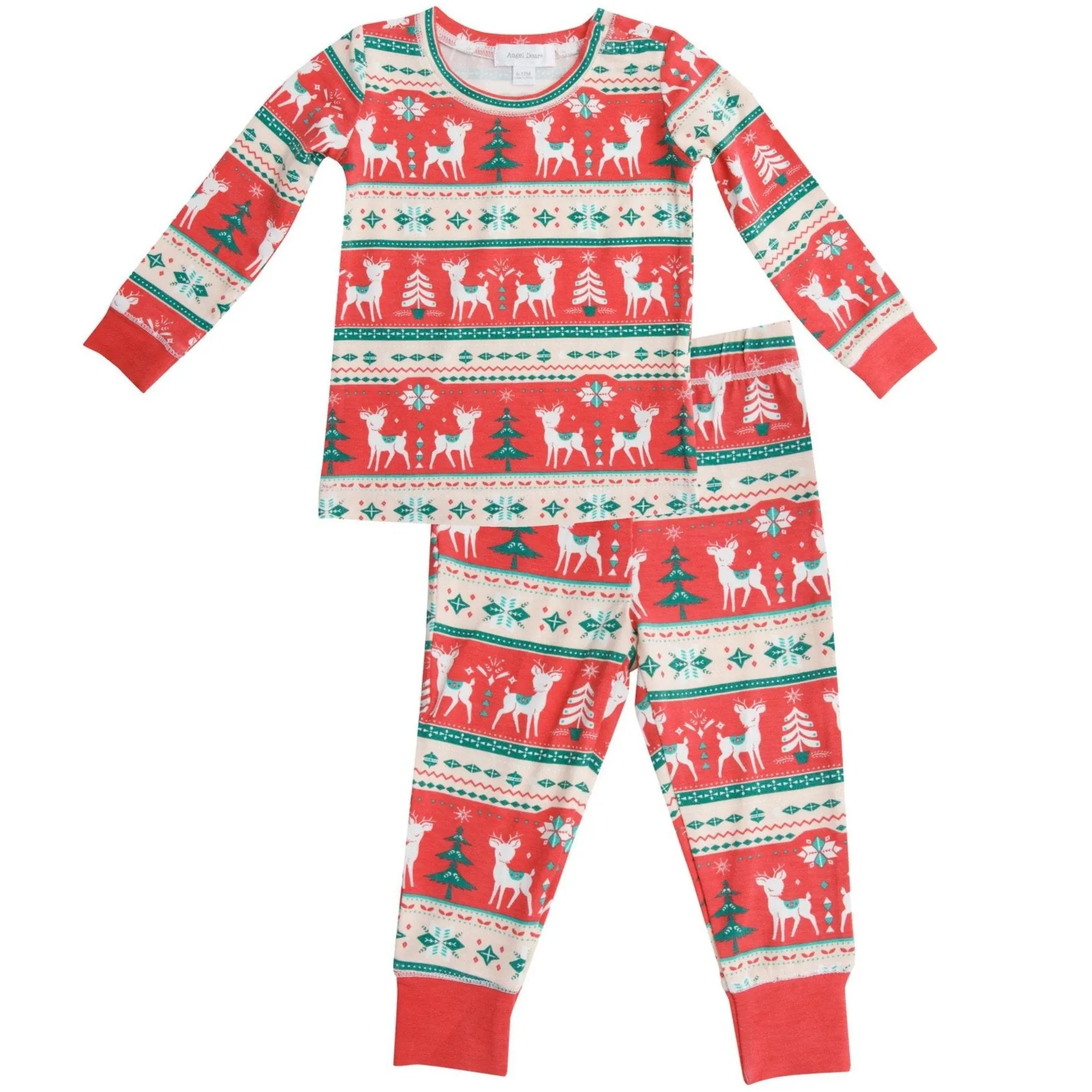 Vintage Deer Fair Isle Lounge Set