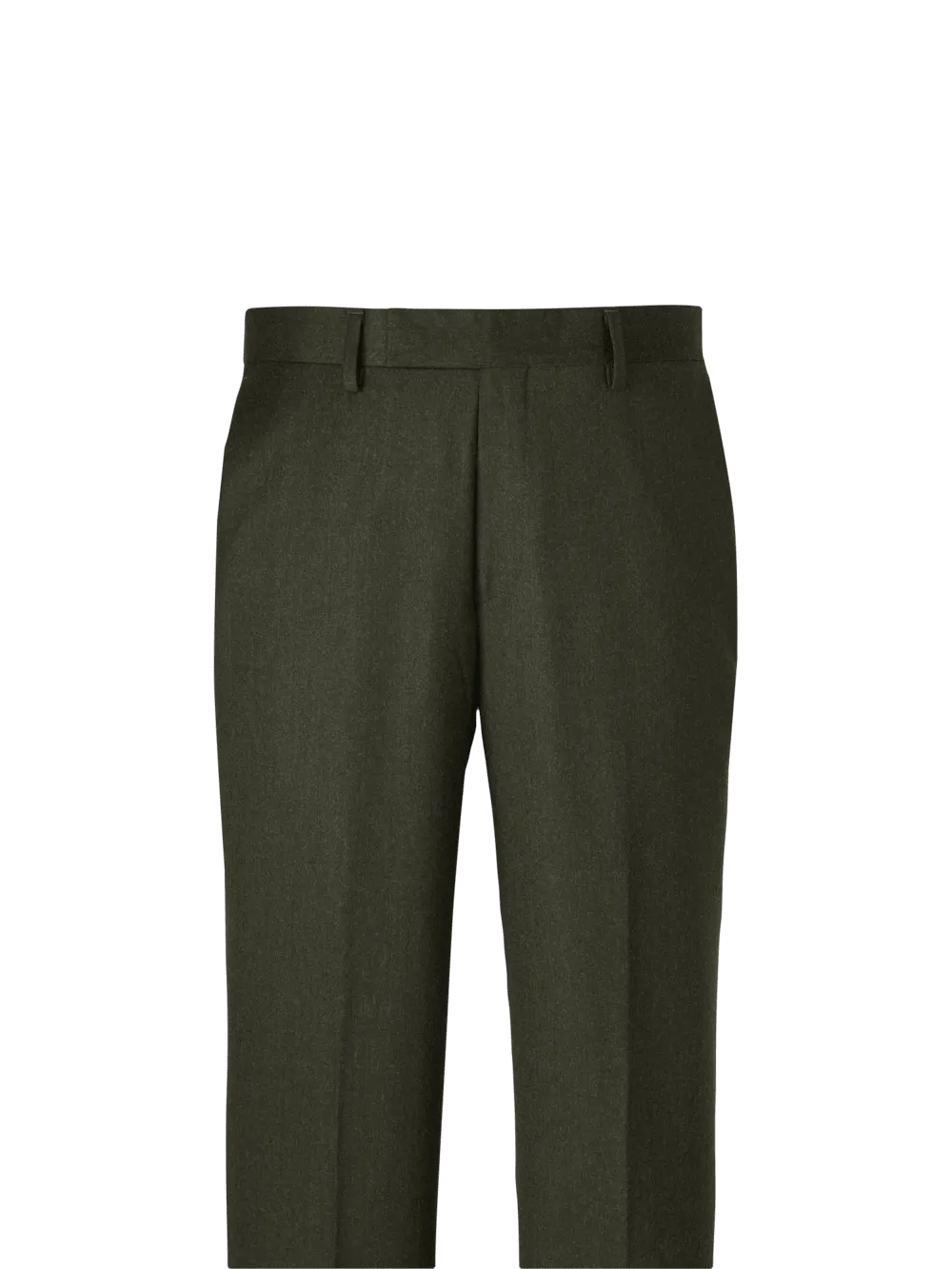 Wool Flannel Pants - Burgundy